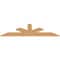 Ekena Millwork Saratoga Smooth Timber Gable Bracket, Western Red Cedar, 72"W x 21"H x 1 1/2"D x 5 1/2"F, 7/12 Pitch GBW072X21X0206SAR00SWR - alternate 4